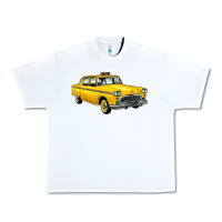 White taxi cab Urban Heavy Tee - Artiststas