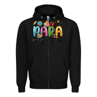 Black para professional Zipper Hoodie - MaliasSmallBusiness