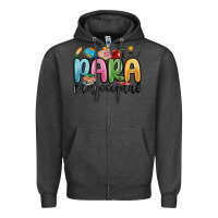 Charcoal Heather para professional Zipper Hoodie - MaliasSmallBusiness