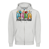 Dove Grey para professional Zipper Hoodie - MaliasSmallBusiness