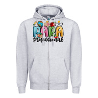 Heather Grey para professional Zipper Hoodie - MaliasSmallBusiness