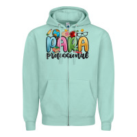Seafoam para professional Zipper Hoodie - MaliasSmallBusiness