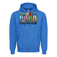 True Royal para professional Zipper Hoodie - MaliasSmallBusiness