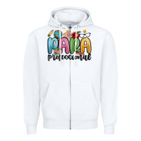 White para professional Zipper Hoodie - MaliasSmallBusiness