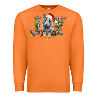 Carrot Russian Blue Cat Joy Premium Sweatshirt - LillyAllenDesigns