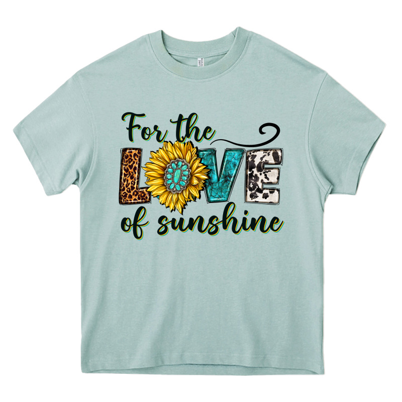 For The Love Of Sunshine Heavy Core Tee by texasbilliewilder | Teevron