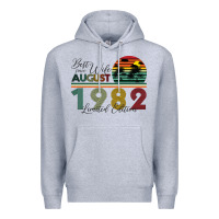 Heather Grey Best Wife Since August 1982 Limited Edition Premium Hoodie - Bettercallsaul