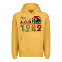 Mustard Best Wife Since August 1982 Limited Edition Premium Hoodie - Bettercallsaul