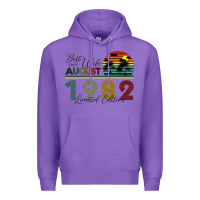 Purple Best Wife Since August 1982 Limited Edition Premium Hoodie - Bettercallsaul