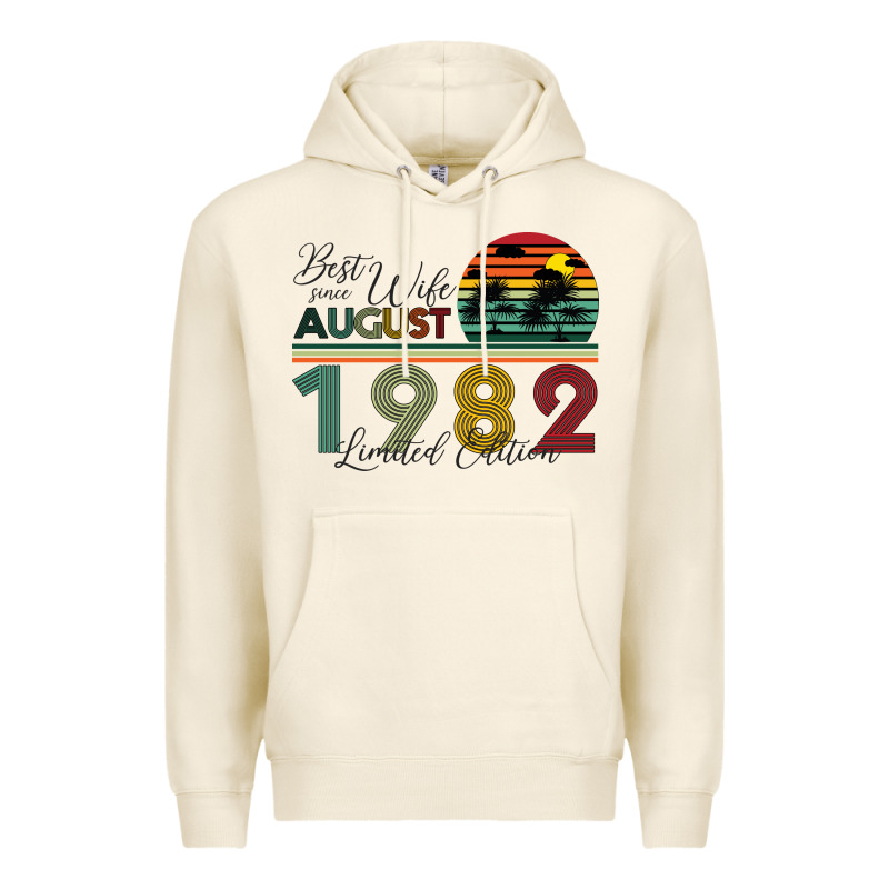 Best Wife Since August 1982 Limited Edition Premium Hoodie by Bettercallsaul | Teevron