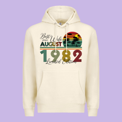 Best Wife Since August 1982 Limited Edition Premium Hoodie Designed By Bettercallsaul