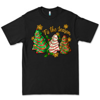 Black tis the season christmas cake Premium Tee - Zillion Design Studio