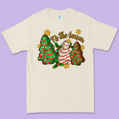 Tis The Season Christmas Cake Premium Tee Designed By Zillion Design Studio