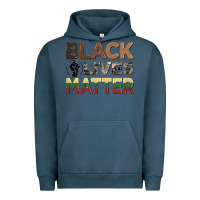 Pigment Midnight Navy black lives matter juneteenth Urban Hoodie - CowGirlArtShop