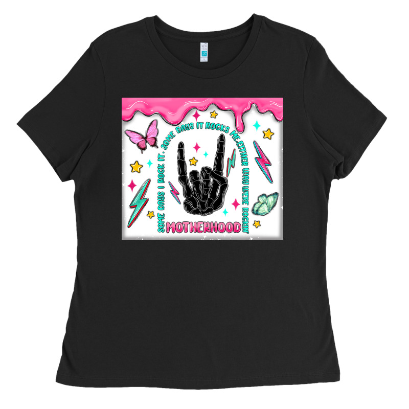 Some Days I Rock It Ladies Tee by MaliasSmallBusiness | Teevron