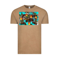 Vintage Coffee Dinosaur monster truck Vintage Tee - Artiststas