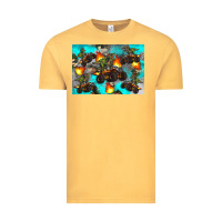 Vintage Mustard Dinosaur monster truck Vintage Tee - Artiststas