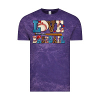 Cloud Purple love baseball Vintage Tee - AdoDesignShop