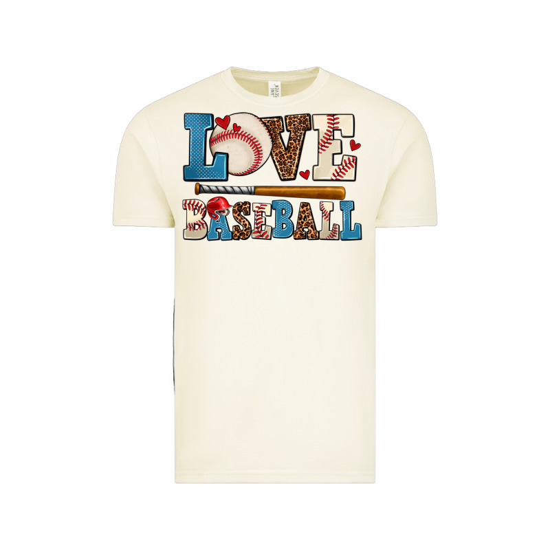 Love Baseball Vintage Tee by AdoDesignShop | Teevron