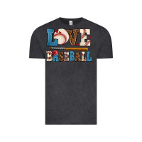 Vintage Black love baseball Vintage Tee - AdoDesignShop