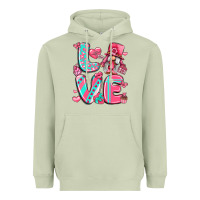 Matcha love with gnome Heavyweight Hoodie - LillyAllenDesigns