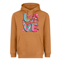 Meerkat love with gnome Heavyweight Hoodie - LillyAllenDesigns