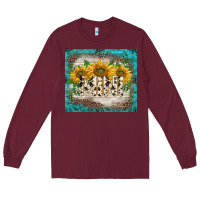 Burgundy western mother's day mini tumbler Long Sleeve Tee - BarkalooDesign