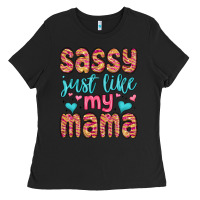 Black sassy just like my mama Ladies Tee - MaliasSmallBusiness