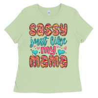 Matcha sassy just like my mama Ladies Tee - MaliasSmallBusiness