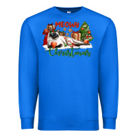 True Royal siamese cat meowy christmas Premium Sweatshirt - LillyAllenDesigns