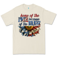 Bone home of the free because of the brave sunflower bi Premium Tee - texasbilliewilder