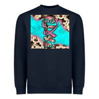 Navy faith Heavyweight Sweatshirt - JahusDesignShop
