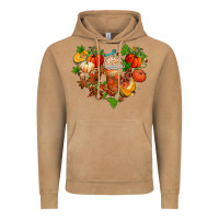 Vintage Camel fall pumpkin heart Vintage Hoodie - AdoDesignShop
