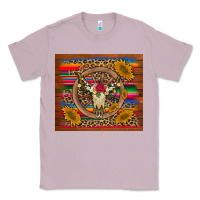 Lilac serape sunflowers bull skull background Classic Tee - Artiststas