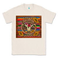 Natural serape sunflowers bull skull background Classic Tee - Artiststas