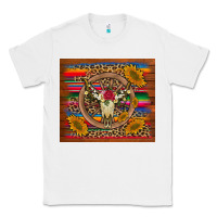 White serape sunflowers bull skull background Classic Tee - Artiststas