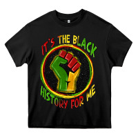 Black it's the black history for me Heavy Core Tee - Zillion Design Studio