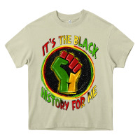 Mossy it's the black history for me Heavy Core Tee - Zillion Design Studio