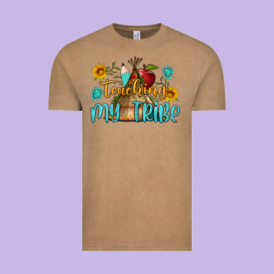 Teaching My Tribe Vintage Tee Designed By Bundleandbundleshop