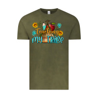 Vintage Olive teaching my tribe Vintage Tee - BundleAndBundleShop