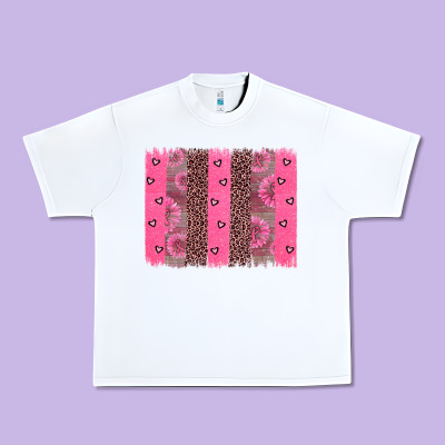Ribbon Brush Stoke Urban Heavy Tee Designed By Jahusdesignshop