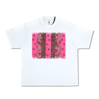 White ribbon brush stoke Urban Heavy Tee - JahusDesignShop