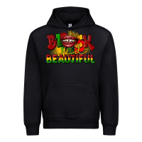 Black black and beautiful Urban Hoodie - CowGirlArtShop