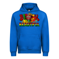 Cobalt black and beautiful Urban Hoodie - CowGirlArtShop