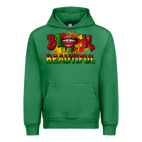 Emerald black and beautiful Urban Hoodie - CowGirlArtShop