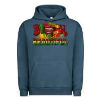 Pigment Midnight Navy black and beautiful Urban Hoodie - CowGirlArtShop