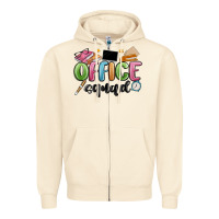 Sandshell office squad Zipper Hoodie - MaliasSmallBusiness