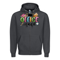 Smoke office squad Zipper Hoodie - MaliasSmallBusiness