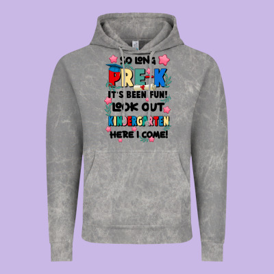 So Long Pre K Vintage Hoodie Designed By Jahusdesignshop