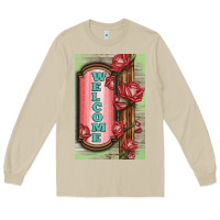 Mushroom Western Red Roses Welcome Long Sleeve Tee - LillyAllenDesigns